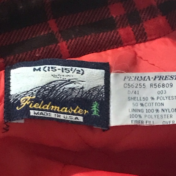 Fieldmaster flannel button down size M - Picture 9 of 9